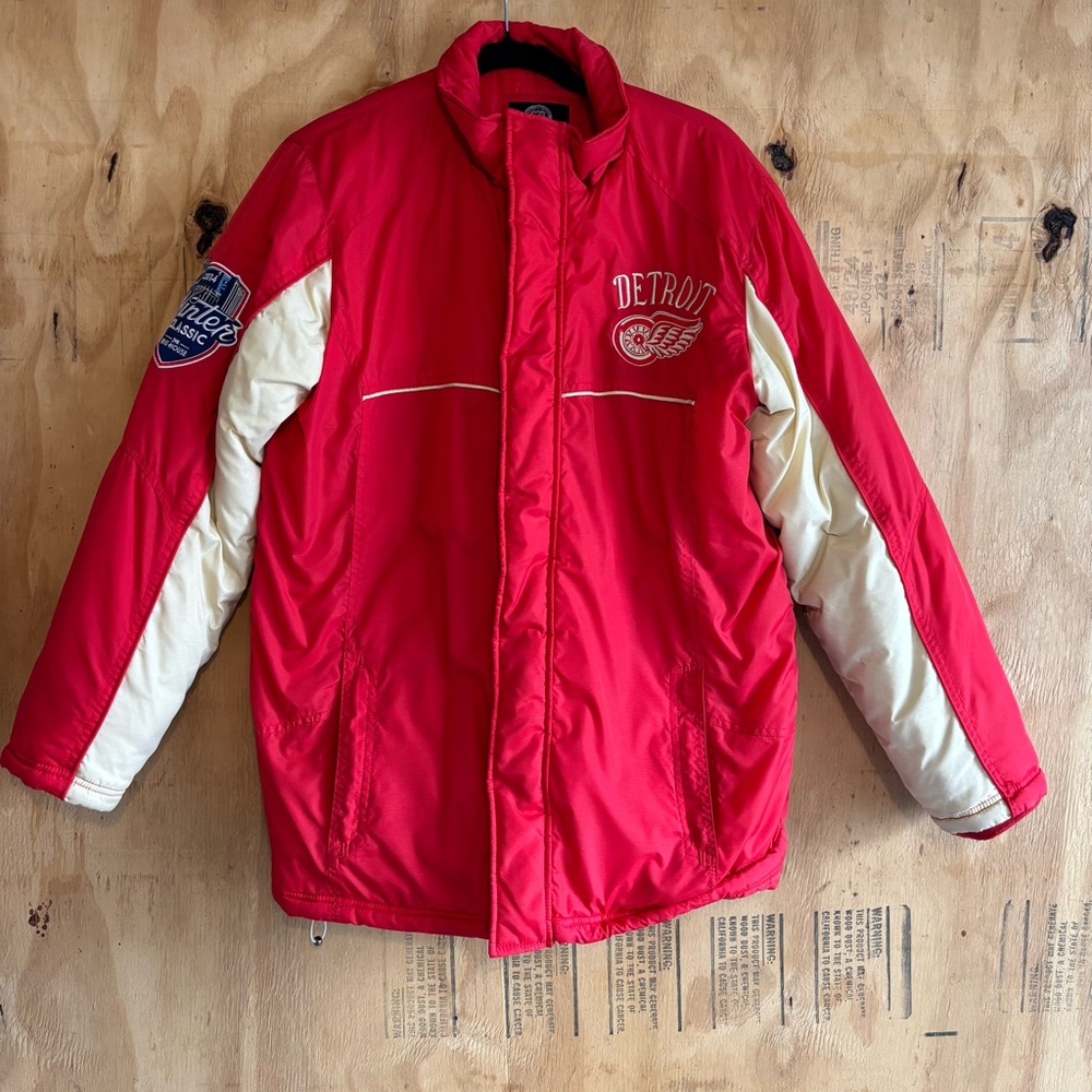 NHL 2014 Winter Classic Red Wings Winter Jacket Coat Sz S